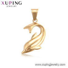 34208 Xuping Mode 18 Karat Gold Farbe Anhänger Tier Delphin Charme